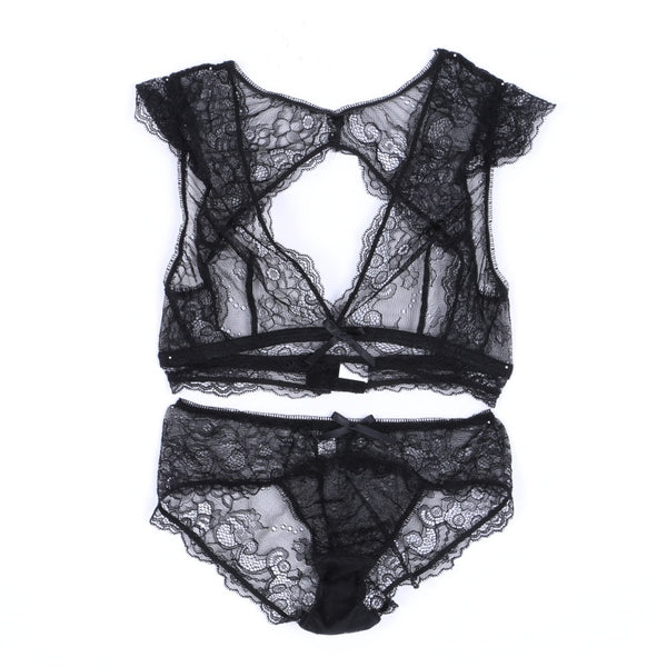 Angels & Devils Floral Bra Set