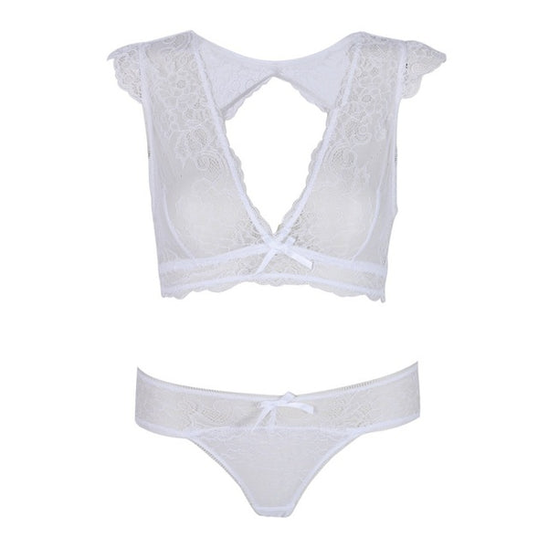 Angels & Devils Floral Bra Set